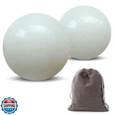 Hmsddan Natural Marble Baoding Chinese Meditation Balls, Stress R