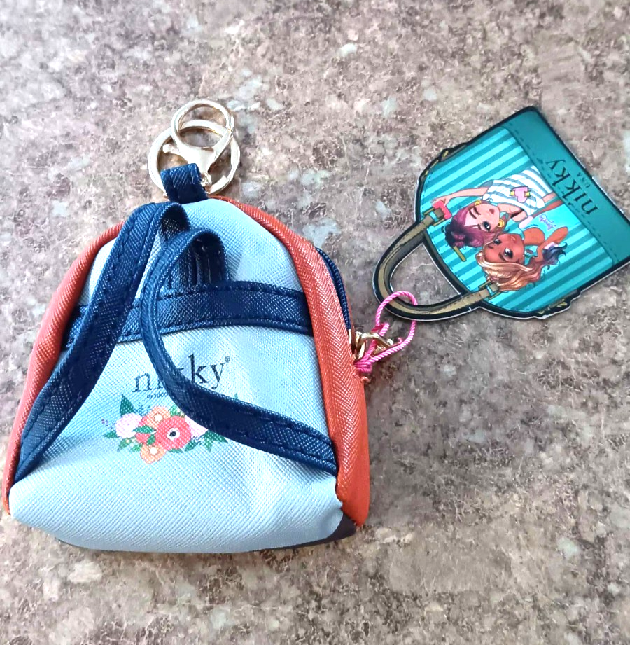 Nikky by Nicole Lee mini backpack coin purse keychain | eBay