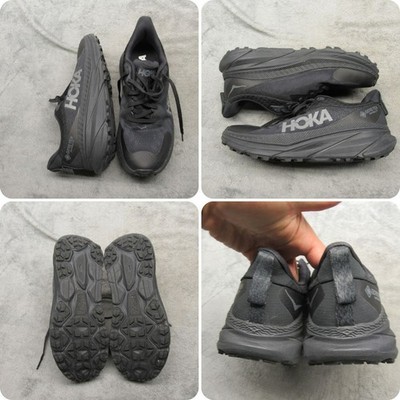 Hoka Men Challenger ATR 7 GTX Shoes 10 D Black Gore Tex Trail Running NO BOX