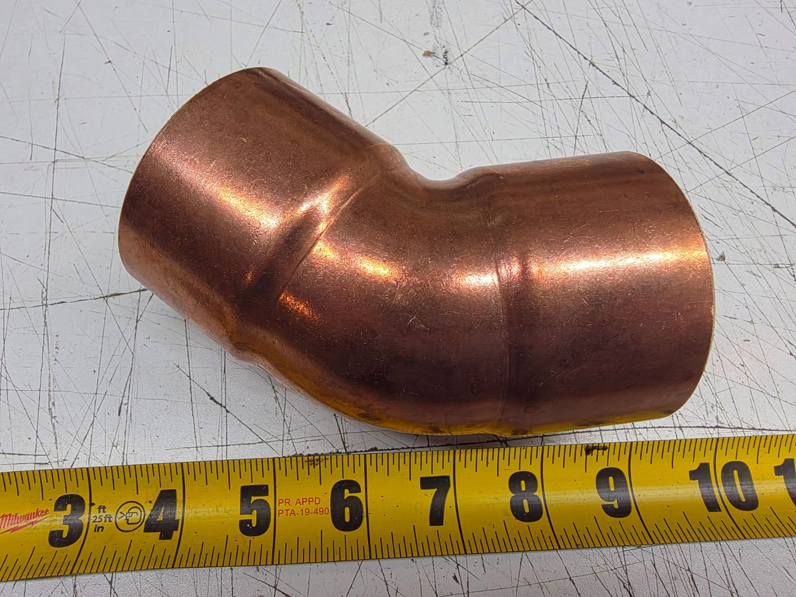 Nibco 606 2" x 2" C x C Wrot Copper 45 Degree Elbow Fitting Brand New