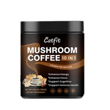 10 in 1 Mushroom Coffee Organic Coffee 50 Servings Instant Coffee Immune Support