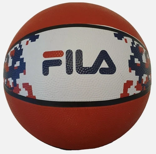 FILA Pixal Basketball Size 7 Red/White/Blue 8 Panel Rubber BALL COMES INFLATED - Picture 1 of 3
