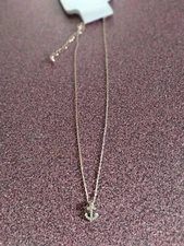 Charming Charlie Anchor Charm Nautical Necklace Gold NWT