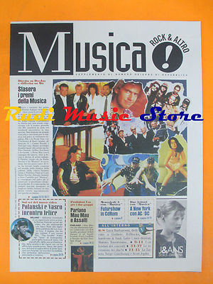 rivista MUSICA! REPUBBLICA 48/1996 Polanski & Vasco Mau Mau AC/DC H-Blockx No*cd