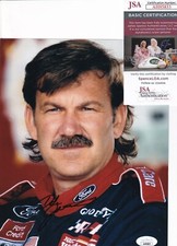 DALE JARRETT signed (NASCAR RACING) autographed 8X10 photo JSA COA AH95833 DALE JARRETT signed (NASCAR RACING) autographed 8X10 photo JSA COA AH95833