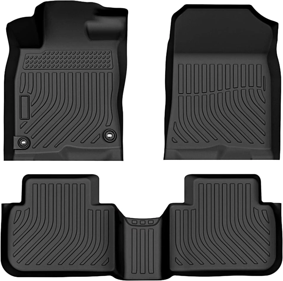 Alfombrillas para todo tipo de clima forros de goma para 2022 2023 2024 2025 Honda Civic Sedán Foto 2 de 4