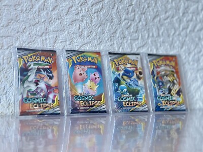 Pokemon Cosmic Eclipse Art Set Sonne & Mond | Neu & Sealed 4 Booster Packs