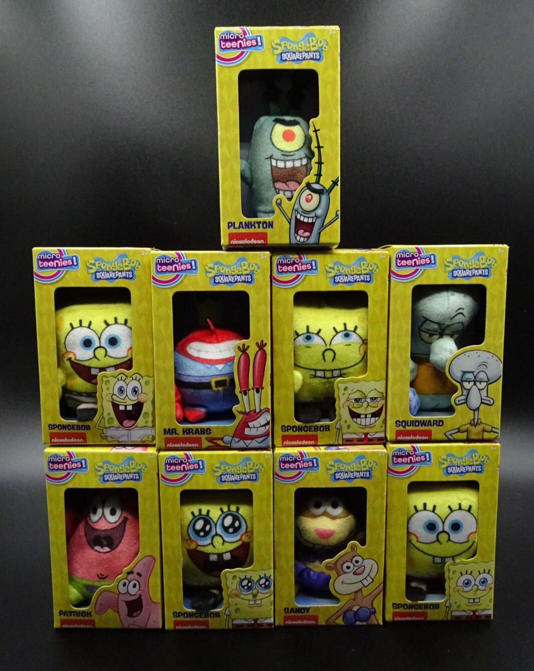 Micro Teenies x Nickelodeon "SpongeBob & Friends" Plush Toy 3" "You Pick" NIB