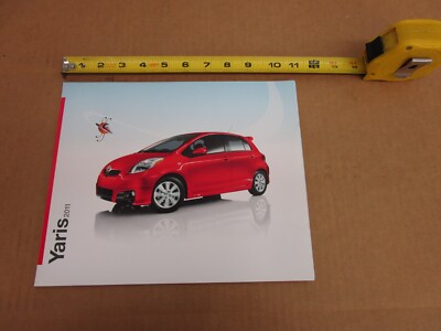 2011 Toyota Yaris sales brochure 12 page ORIGINAL literature