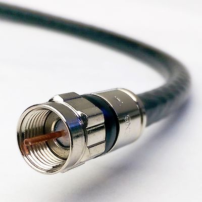 MADE IN USA TRI-SHIELD RG6 COAXIAL PATCH CABLE 75 OHM 18AWG ANTI-UV COMPRESSION