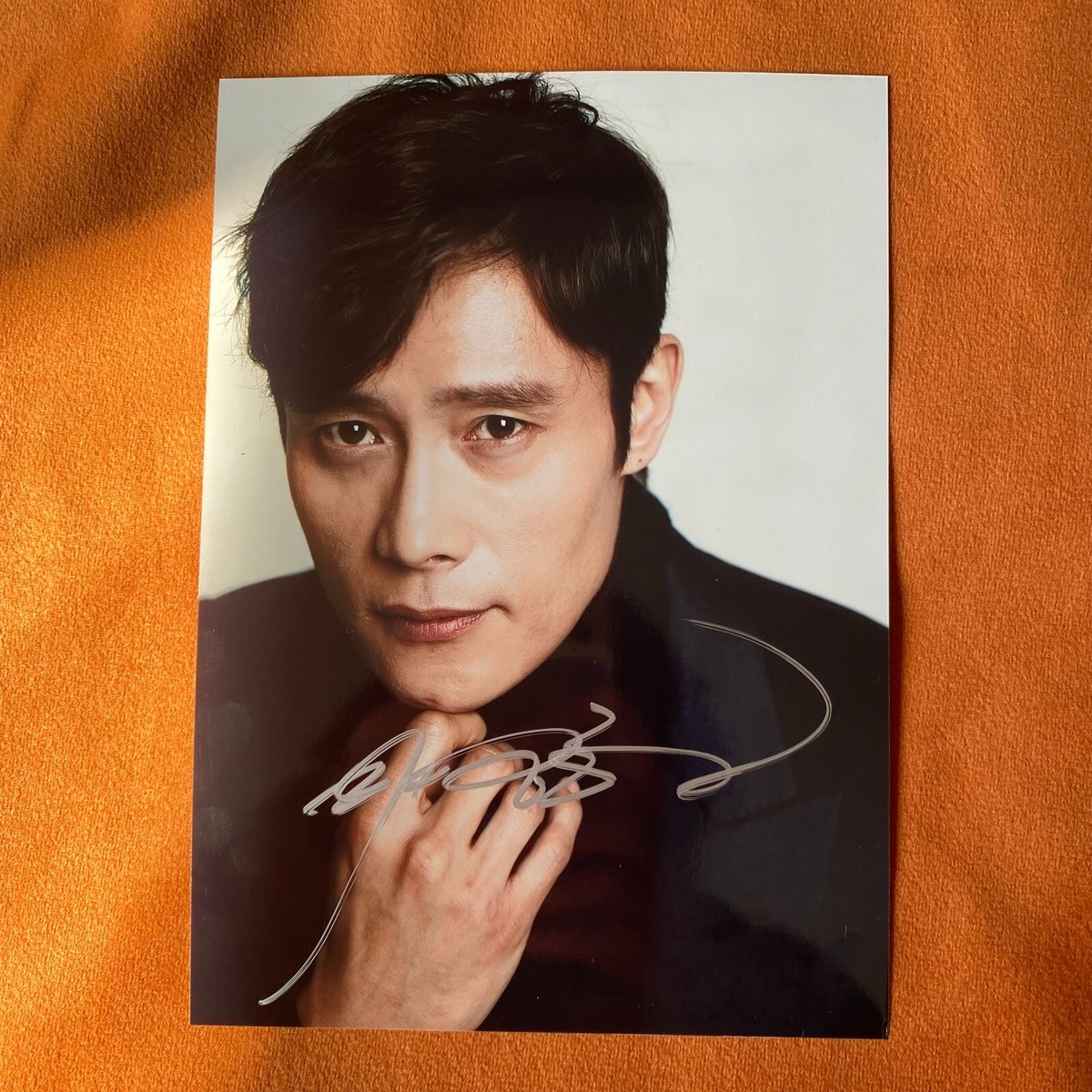 LEE BYUNG HUN コラージュフレーム Lee Byung hun Autographed Signed Photo K-POP Collection 4*6