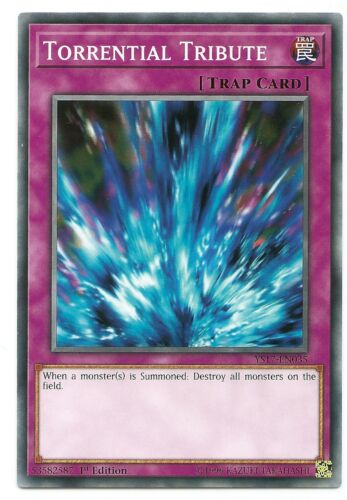 Torrential Tribute YS17-EN035 Yu-Gi-Oh Common Card 1st Edition New - Picture 1 of 4