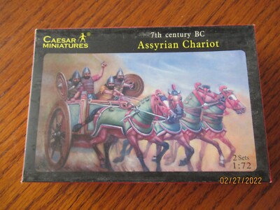 Caesar Miniatures #011 Assyrian Chariot 7th Century BC (2 Sets) 1/72 scale