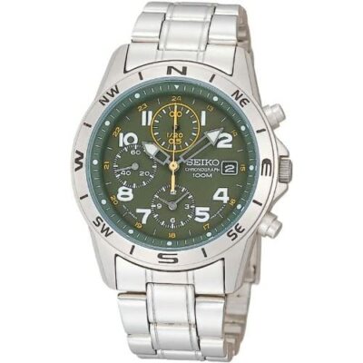 SEIKO クォーツ　SND377P1 SEIKO Watch Chronograph Military SND377P SND377 SND377P1 100