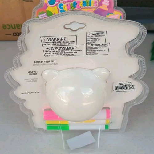 Free Ship ~ (2) New 5" Squishies~ Sandjelly Squishy Bear Face to Paint /Color - Picture 5 of 7