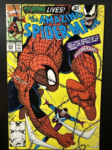 The Amazing Spider-Man #345 1991 Marvel Comics 1st Print Copper Age VF/NM