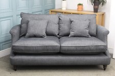 JOHN LEWIS COSY LARGE 2 SEATER SOFA IN SOFT TOUCH CHARCOAL FABRIC. RRP £1499.