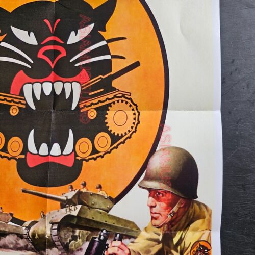 1943 WW2 USA TANK EATING TIGER ARMY SOLDIER MILITARY WAR PROPAGANDA POSTER F71 - Picture 5 of 9