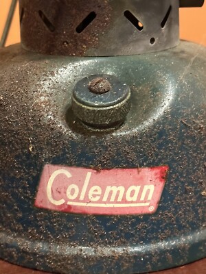 Coleman Model 220E Gasoline Lantern Dated 9 59 With Original Box