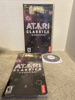 ATARI CLASSICS EVOLVED - PlayStation Portable PSP Complete in Box CIB w/ Manual