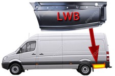 For Mercedes Sprinter LWB Side Lower Panel Metal Repair Moulding N/S 2006 2018