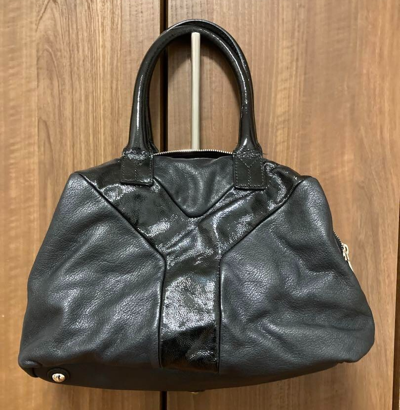 YSL Yves Saint Laurent Small Black Pre-Owned Bag from Japan