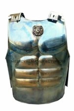 Sliver Roman Muscle Armour Jacket Medieval Cuirass Medieval Jacket