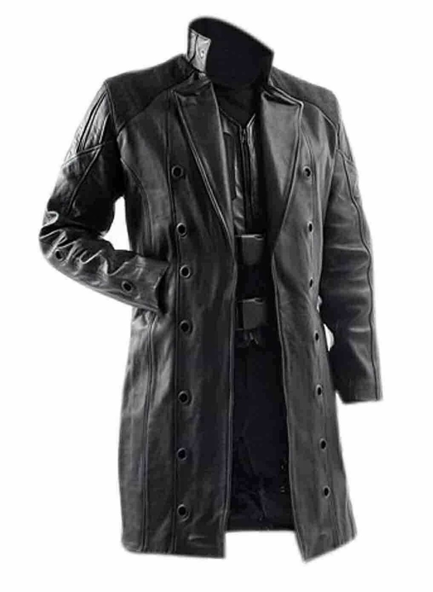 DEUS EX HUMAN REVOLUTION ADAM JENSEN MENS BLACK TRENCH COAT | eBay
