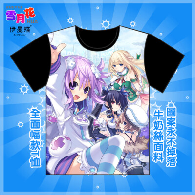 Hyperdimension Neptunia Cosplay Anime Manga T-Shirt Shirt Kostüme Polyester