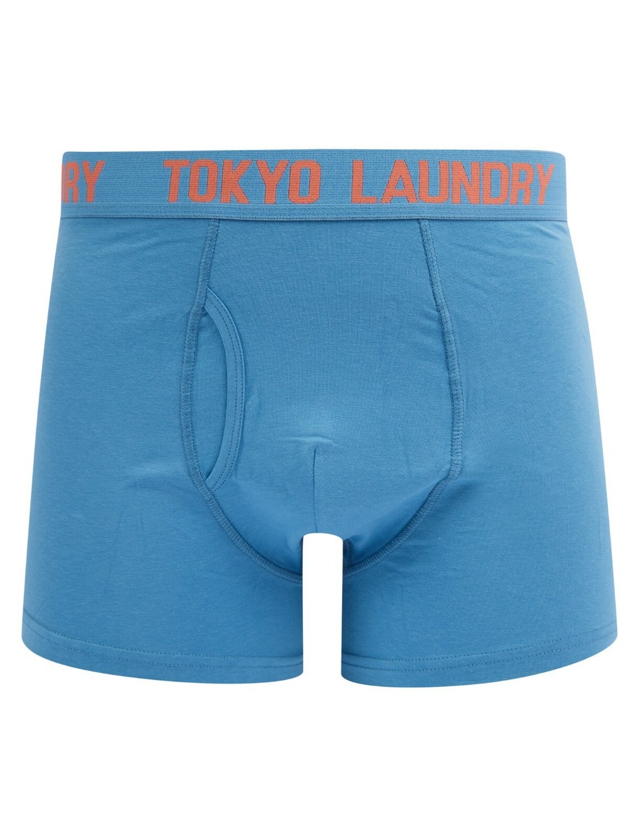Ted Baker Confezione Da 3 Bauli In Cotone Boxer Da Uomo, Marina - Foto 4