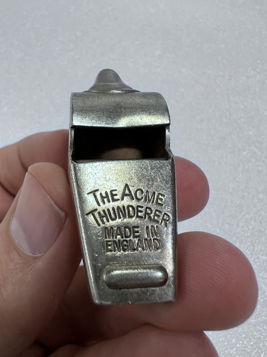 Vintage The Acme Thunderer Whistle Made in England | eBay
