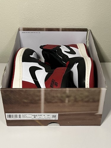 Nike Air Jordan 1 OG High Black Toe Reimagined DZ5485 106 Herren Größe 8,5 NEU - Bild 8 von 8