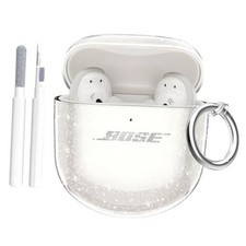 for Bose QuietComfort Earbuds II/QuietComfort Ultra 1/2 Case Clear Glitter