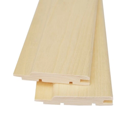 Saunaholz Profilholz Espe | gehobelt | 1200 mm x 90 mm x 15 mm