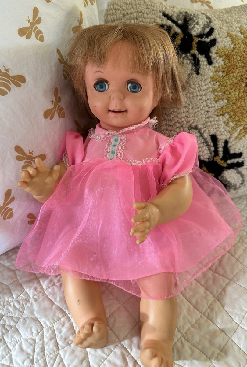 Rare Working Condition 1965 Mattel See N Say Talking Doll In