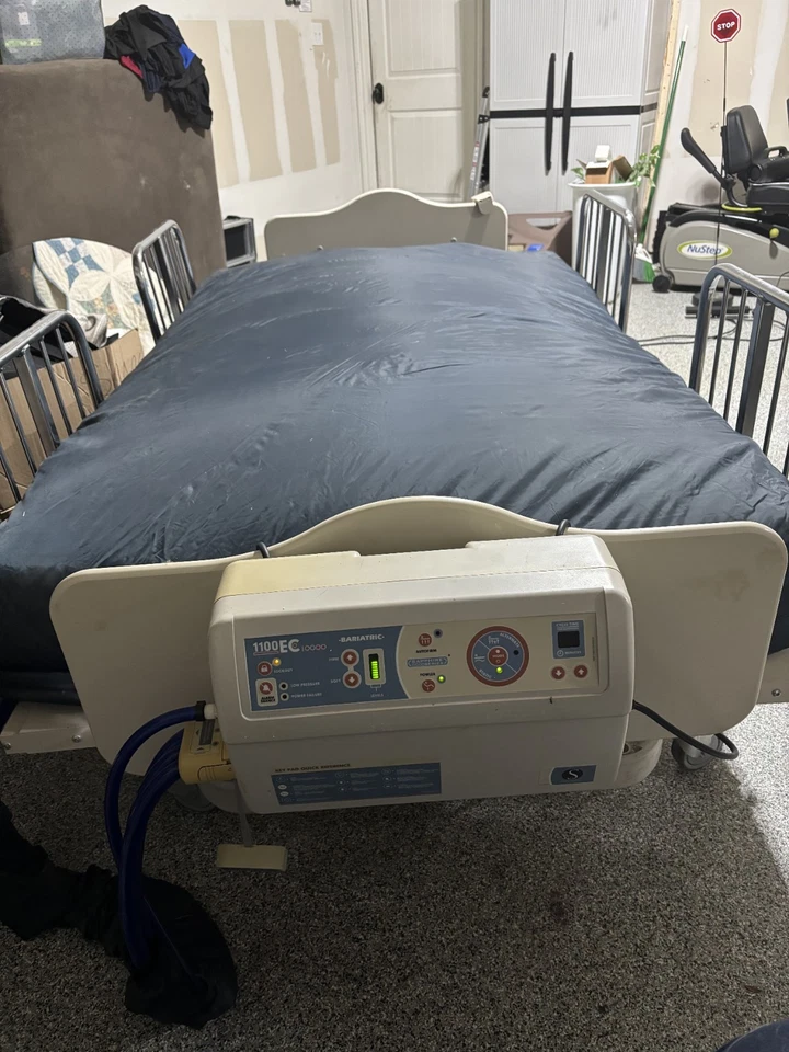 Hospital Bed w/ Air Mattress & Remote 850 LB Limit Can Fit 2 People - Image 4 of 4