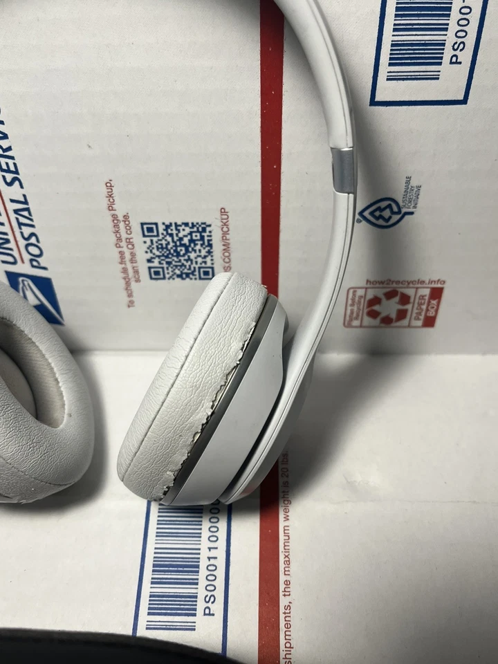 Beats Solo3 Auriculares Inalámbricos Sobre la Oreja Bluetooth Blancos PROBADOS Con Estuche Foto 4 de 4