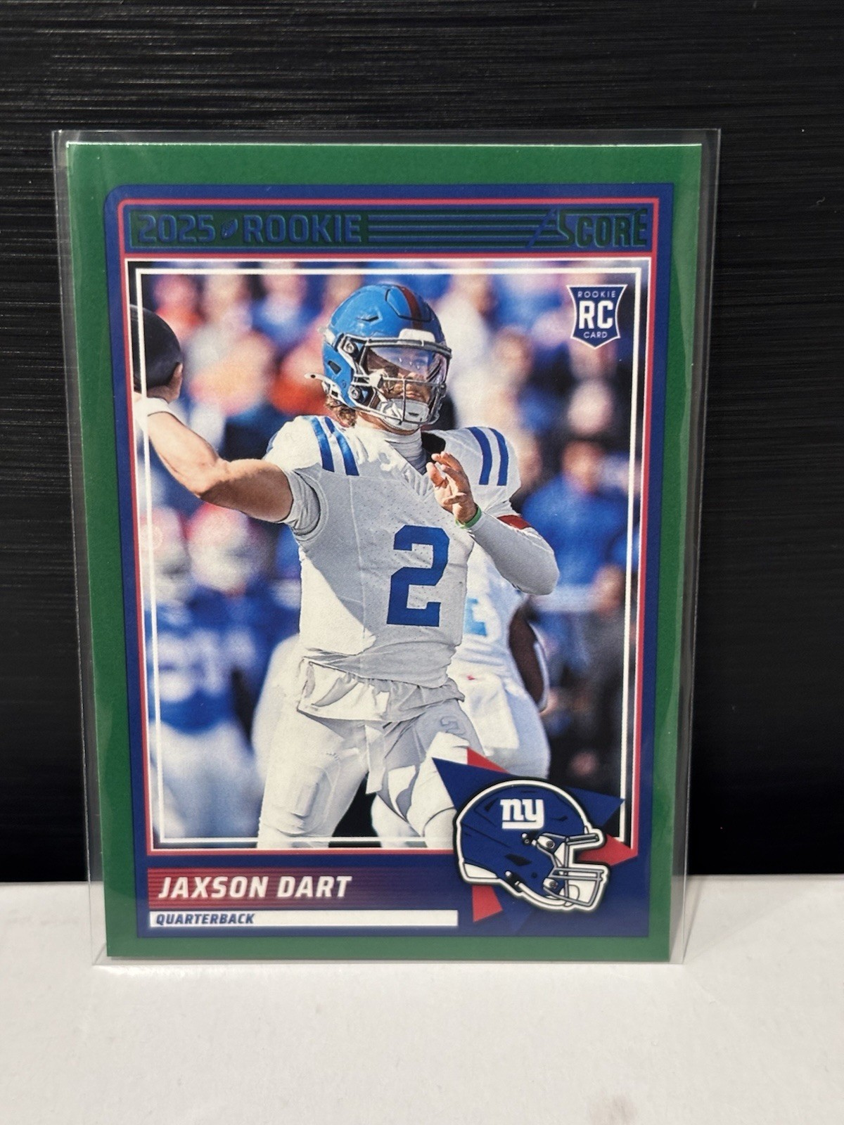 2025 Score - Rookies Jaxson Dart #35 Green (RC)