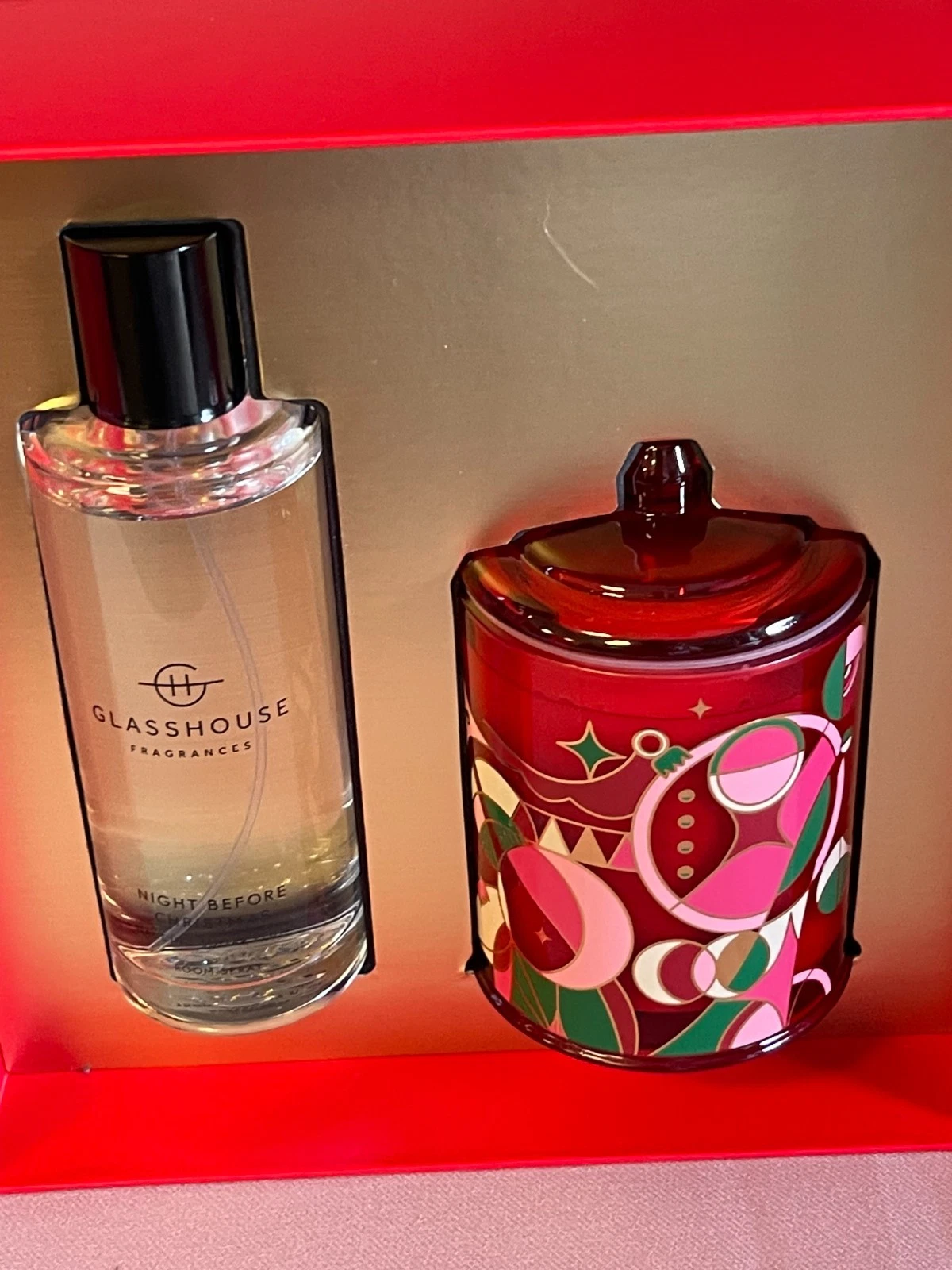 Glasshouse Fragrances Night Before Christmas Candle and Interior Spray - Thumbnail 3