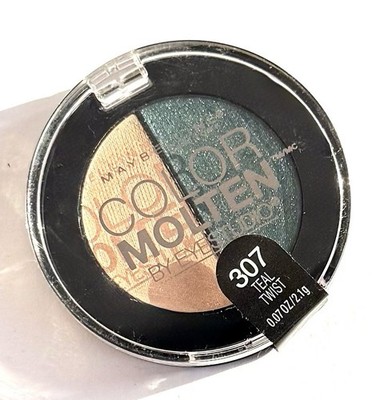 Maybelline Color Molten Eye Shadow ￼Duo 1,2g  307 Teal Twist