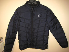EUC- SPYDER Quilted Insulated Down Filled Full Zip Puffer Jacket Size Medium
