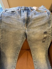 NEW Gap Women Jeans Cotton Blue Size 25 0R True Skinny Mid Rise Zip Stretch