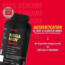 GNC Mega Men Sport Multivitamin für Männer | 120 Tabletten kostenloser Versand