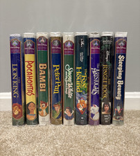Lot of 9 Disney VHS Movies Unopened Factory Sealed Vintage - See Description