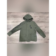 Taylor Swift Jacket Reputation Stadium Tour Army Olive Green Small Hooded Snake