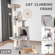 Cat Tree House Cat Climbing Frame Cat Tower Cat Condo with Scratching Post Perch
