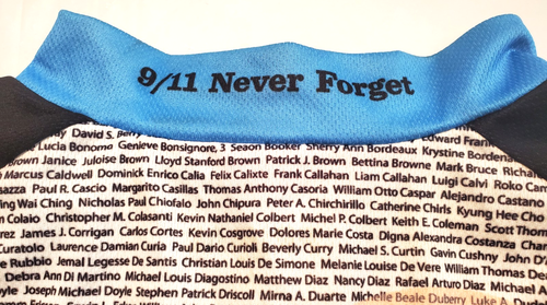 Primal 9/11 Tribute Cycling Jersey Mens L Wacky Victim Names - Picture 8 of 11
