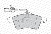 Ferodo Bremsbelagsatz, Scheibenbremse FVR1518 FüR VW