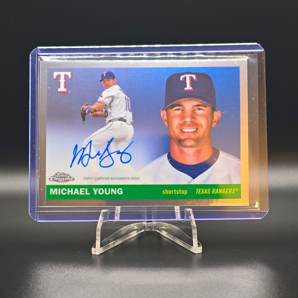 Topps Chrome Platinum 2025 Michael Young Texas Rangers #CPA-MY Autograph