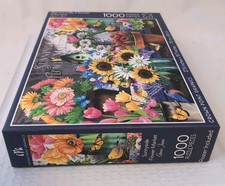 CROWN POINT GRAPHICS 1000 PIECE PUZZLE - SUNNYSIDE FLOWER MARKET